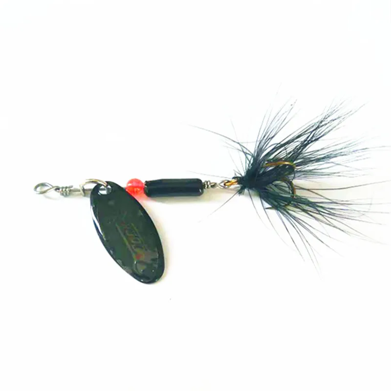  BaMMax Fishing Spinner Spoon Lures Rotating 3.1g  6.7g Fishing Lure metal sequins bait Bass Hard Bait With Treble Hooks fishing