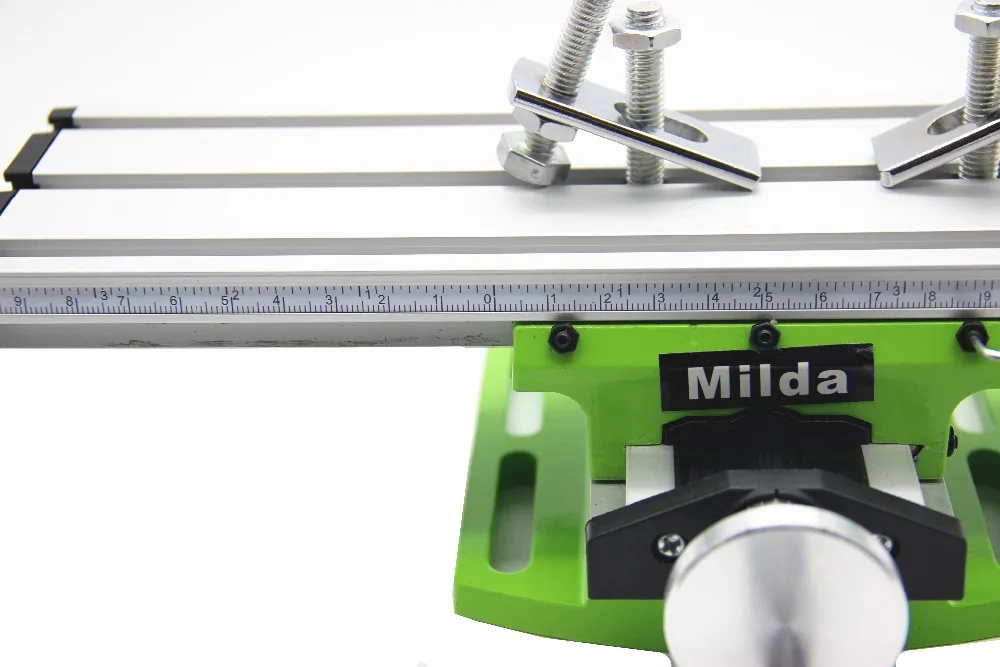Milda Miniature Precision Multifunction Milling Machine Bench Drill Vise Fixture Worktable X Y-axis Adjustment Coordinate Table