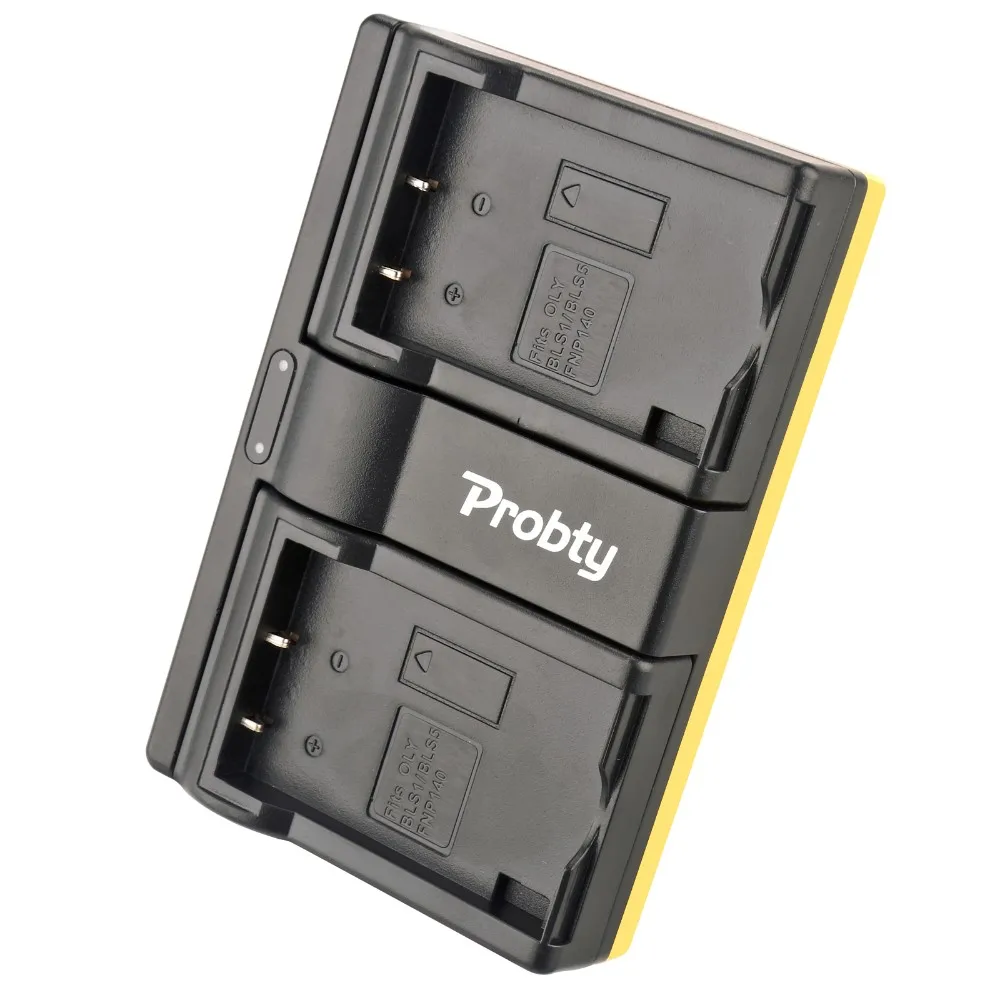 Probty PS-BLS1 PSBLS1 USB Dual Зарядное устройство для Olympus Evolt E-410 E-420 E-620 E600 E620 EP1