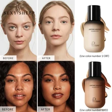 Мягкая основа для длительного ношения, Жидкая основа для макияжа лица, естественное покрытие, тональный крем с масляным контролем, осветительный крем, BB крем