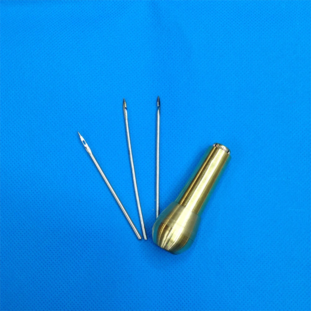 

Good Quality Leathercraft Needle Kit Tool Leather Tent Canvas Sewing Awl Hand Stitcher Taper