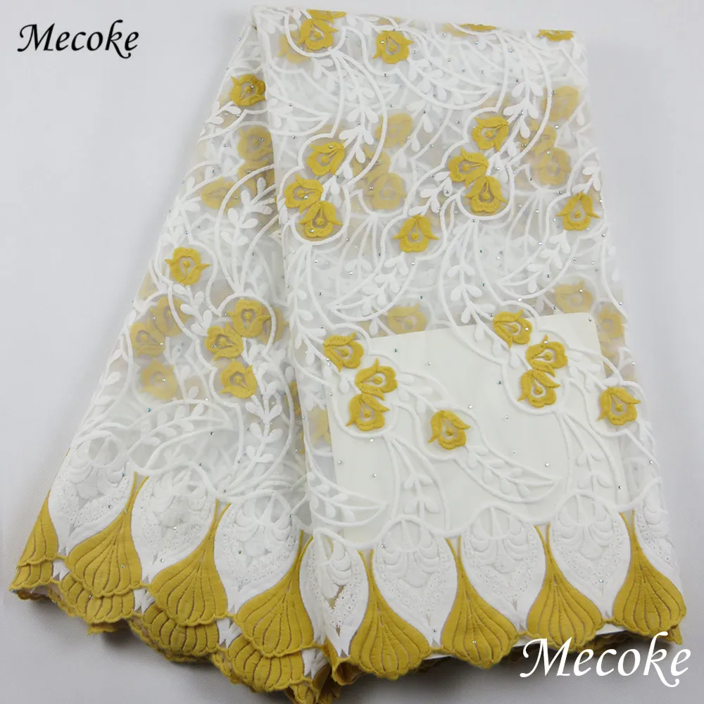 

Best Quality African Lace Fabric Floret Swiss Voile Lace High Quality Emboridery French Mesh cord lace 2019 French Lace Fabric