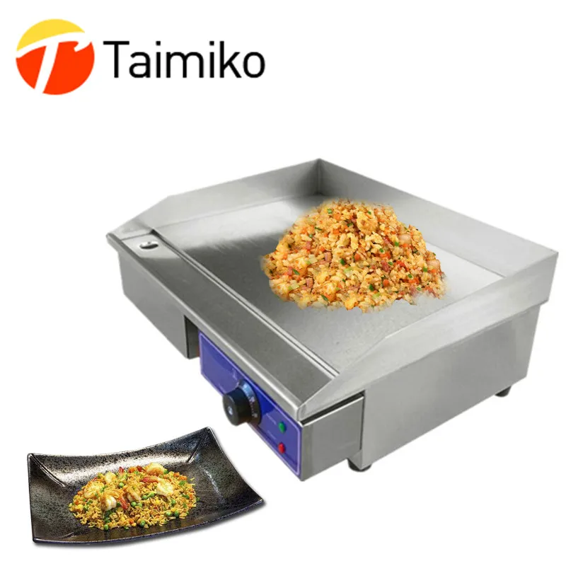 

New commercial or home electric grill with temperature control stainless steel electric griddle flat plate convenient to operate