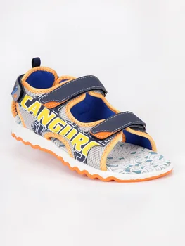 

KANGAROO with tears and written side Sandals Blue/Orange