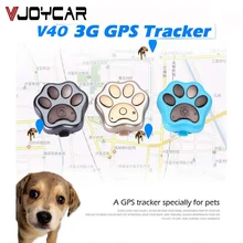 WCDMA 3g питомца gps трекер для собак V40 Мини GSM WI-FI глобального определения местоположения животных локатор отслеживания устройства бесплатное программное обеспечения для отслеживания приложений