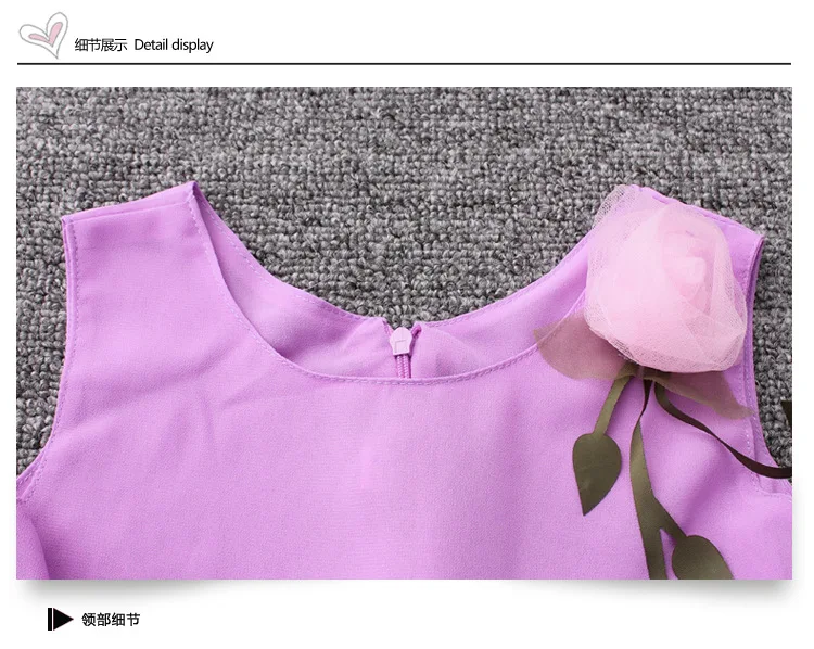 2019 Vestido de Verão para Crianças Meninas