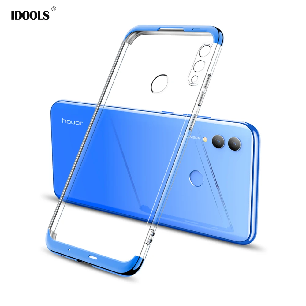 IDOOLS Прозрачный чехол для ПК huawei Honor 8C 10 Lite V20 fetted трехступенчатый Чехол мобильного