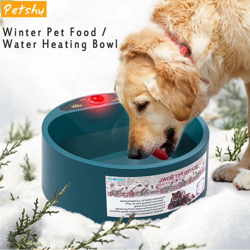 Petshy 2L Pet Dog Bowl Winter Food Water Heated Bowl Dish Puppy Cats Pets Feed Cage Bowl Automatic Constant Temperature Petshy 2L Pet Dog Bowl Winter Food Water Heated Bowl Dish Puppy Cats Pets Feed Cage Bowl Automatic Constant Temperature