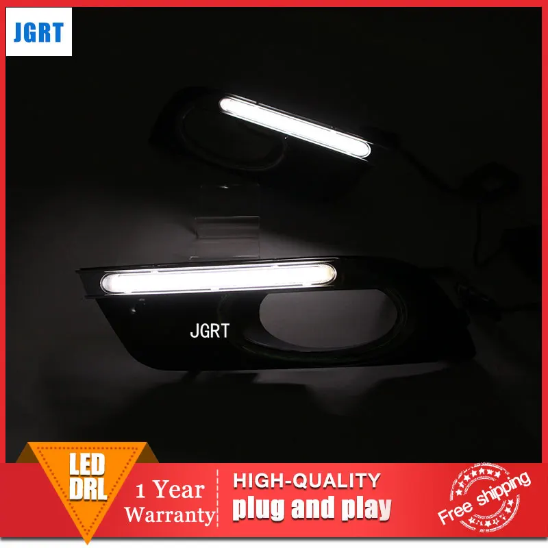 

car styling 2012-2013 For Honda Civic LED DRL For Civic led fog lamps daytime running light High brightness guide LED DRL