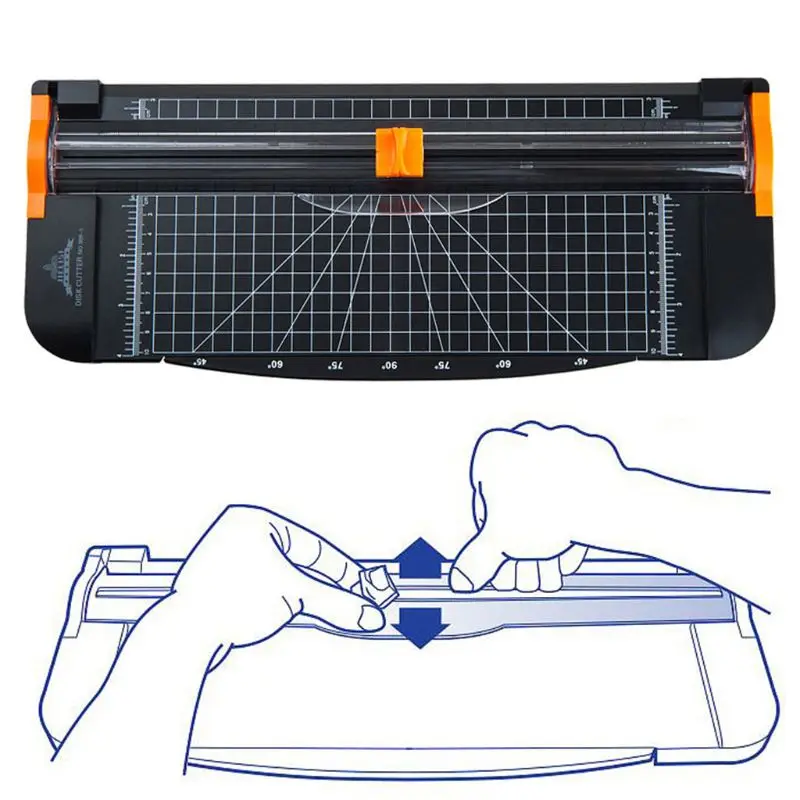 A4 роторный триммер для бумаги гильотины бумаги фото карты раздвижной резки машина с линейкой плитки сетки угол обрезки для домашнего офиса