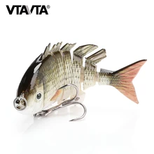 VTAVTA 60mm Mini Multi Jointed Fishing Lure 6 Segment Floating Wobbler Swimbiat Crankbait Fishing Lures Hard Bait Fishing Tackle VTAVTA 60mm Mini Multi Jointed Fishing Lure 6 Segment Floating Wobbler Swimbiat Crankbait Fishing Lures Hard Bait Fishing Tackle