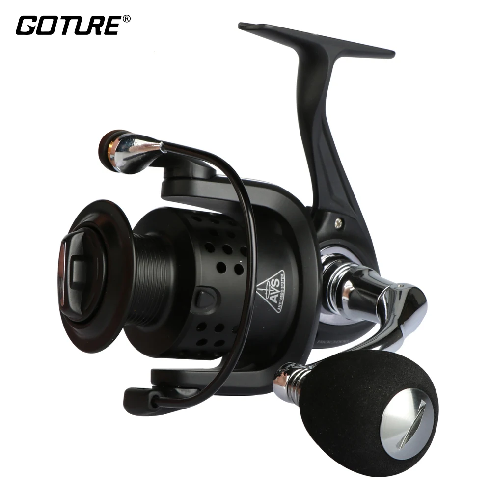 

Goture Brand Spinning Fishing Reel Size 500 1000 2000 3000 4000 5000 6000 Series Anti Vibro System Metal Wheel