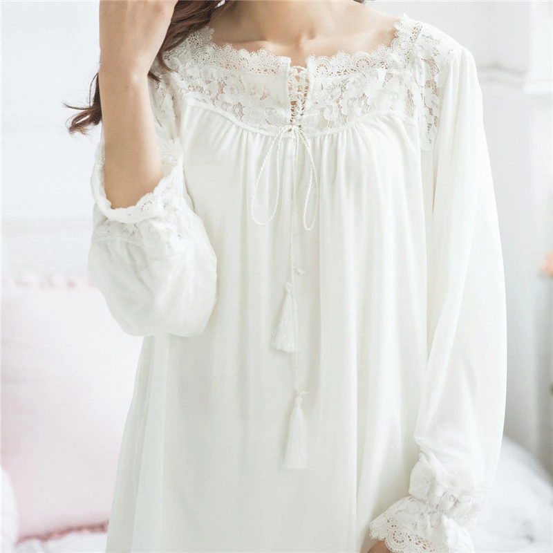 Lace Pajama Sets 2020 Long Sleeve Sleepwear Sexy Women Comfortable