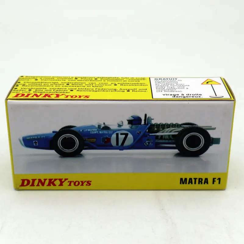 Atlas 1:43 Dinky игрушки 1417 MATRA F1 DUNLOP сплав автомобиля#17 литые модели Ограниченная серия Коллекция