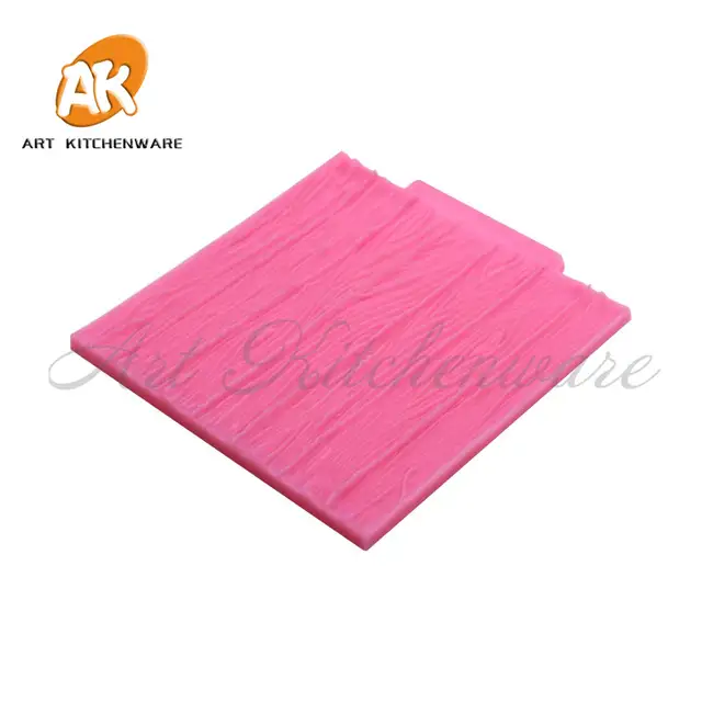 Wood Texture Impression Mat Lace Mat Silicone Mould Cake Mold