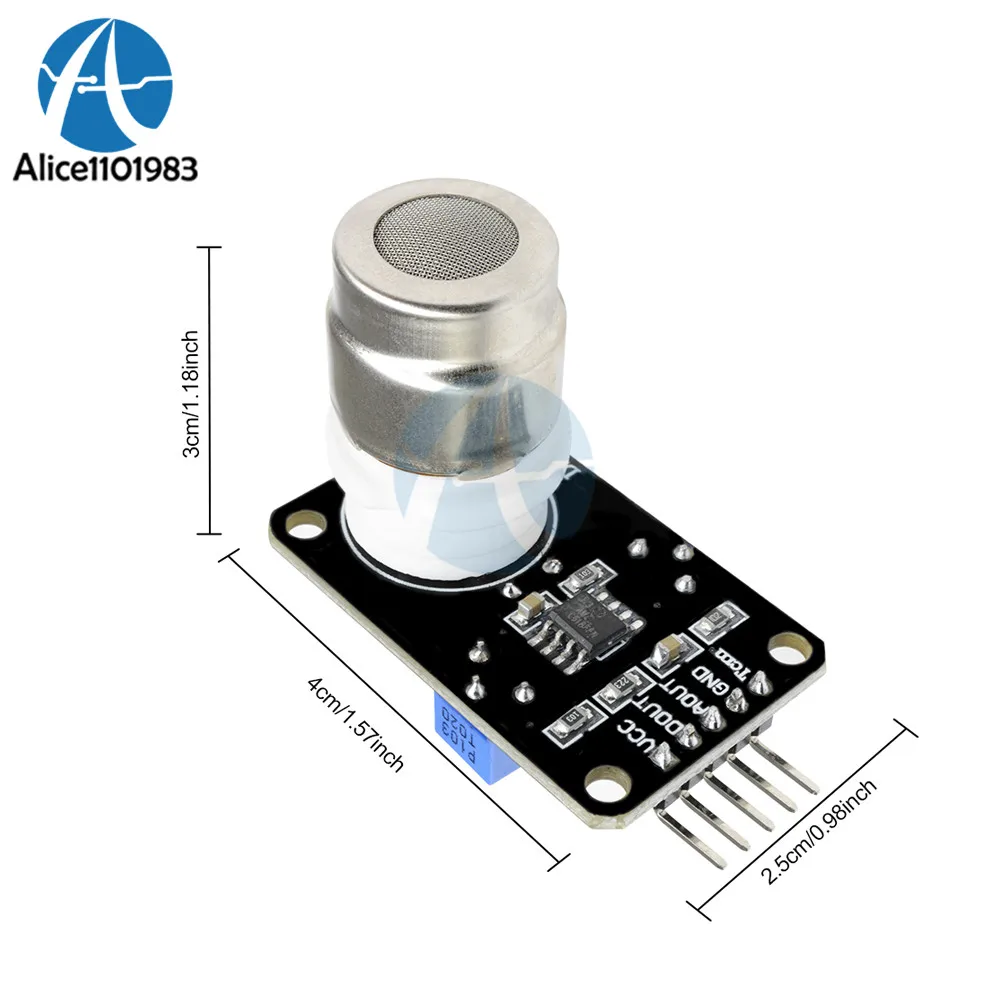 

MG811 Carbon Dioxide Gas CO2 Sensor Diy Kit Electronic PCB Board Module Detector Analog Dual Signal Output TTL Level Signal