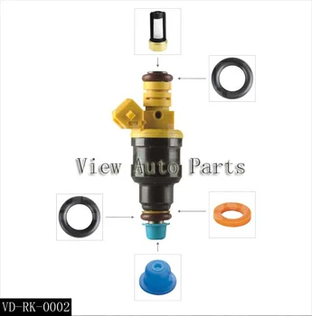 

10sets Fuel Injector Repair Kits For Chevrolet Pontiac Oldsmobile Buick 3.8L car Plastic Cap Micro Filter Seal orings VD-RK-0002