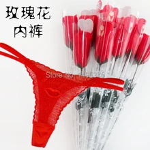 120 шт./партия, простые стринги в форме цветка с розами, нижнее белье, стринги с Т-образной спинкой