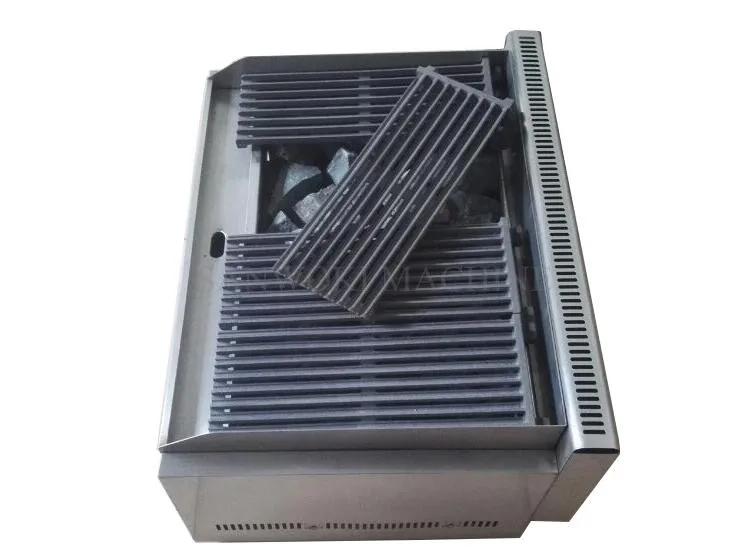 Counter Top Commercial Gas  Lava Rock Grill  Machine;Volcanic stone Grooved barbecue machine 5
