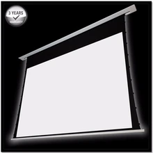 T4HBCA 16 9 HDTV Premium In ceiling motorized tab tensioned projection font b screen b font