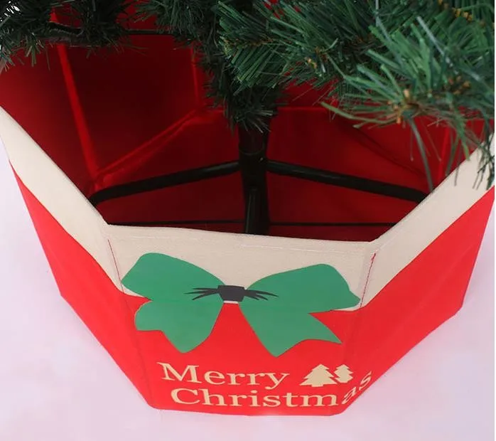 Складной дерево юбка поле Merry Рождество дерево декоративное корень коробка Ёлки юбка творческий Рождество Аксессуары Navidad подарки коробка для хранения