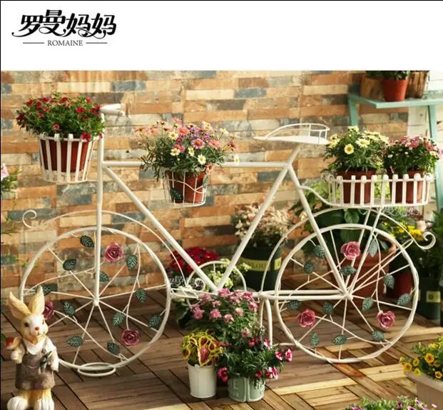 

The garden villa garden of iron yi bicycle is a decorative hand-applique quality of foreign trade