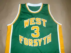 3 CHRIS PAUL WEST FORSYTH HIGH SCHOOL Ретро Возврат Баскетбол Джерси Вышивка сшитые Настроить любое имя и номер