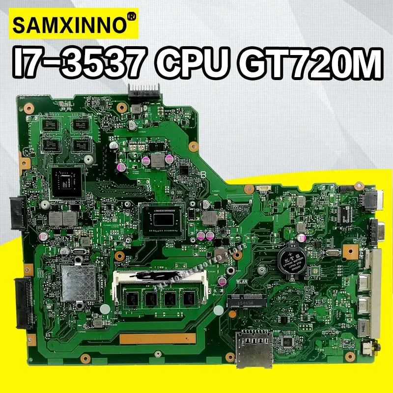 X75VC محمول اللوحة الأم ل ASUS X75VC X75VB X75VD X75V F75V اختبار اللوحة الأصلية 4G RAM I7-3537U CPU GT720M X75VC محمول اللوحة الأم ل ASUS X75VC X75VB X75VD X75V F75V اختبار اللوحة الأصلية 4G RAM I7-3537U CPU GT720M
