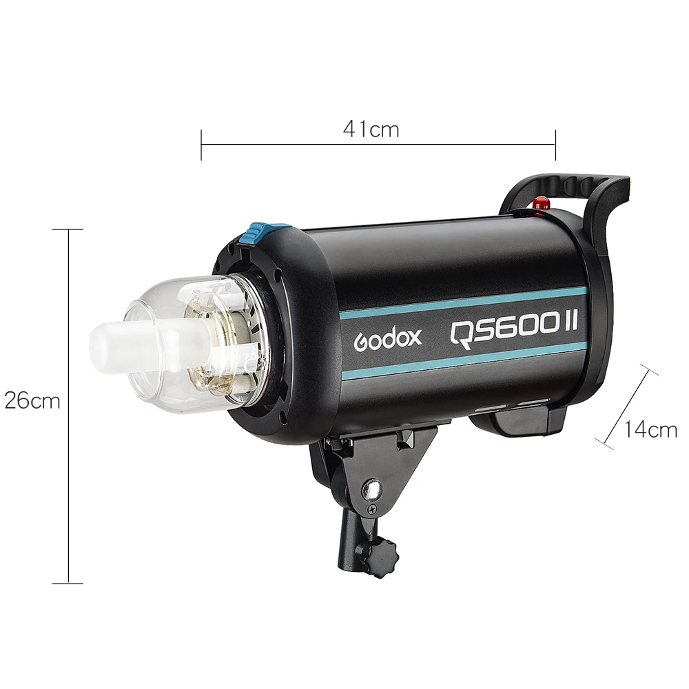 Профессиональный студийный стробоскоп Godox QS600II GN76 600Ws со встроенной беспроводной