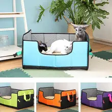 Новинка, складная дышащая кровать для собак, большое пространство, u-образная переноска для собак, переноска для путешествий, легко стирается, рюкзак для собак