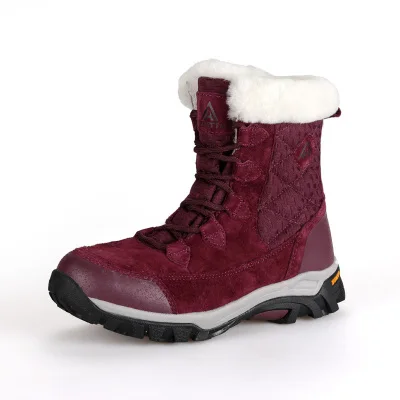 

Women winter outdoor walking shoes ladies wool Oxford waterproof breathable snow shoes Women winter trekking boots for-40C