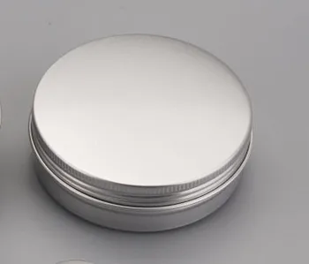 

50ml Aluminum Cosmetic Jar Cream Empty Bottle Cream Containers Jars Aluminum Pill Box Small Aluminum Pill Containers 100pcs/lot