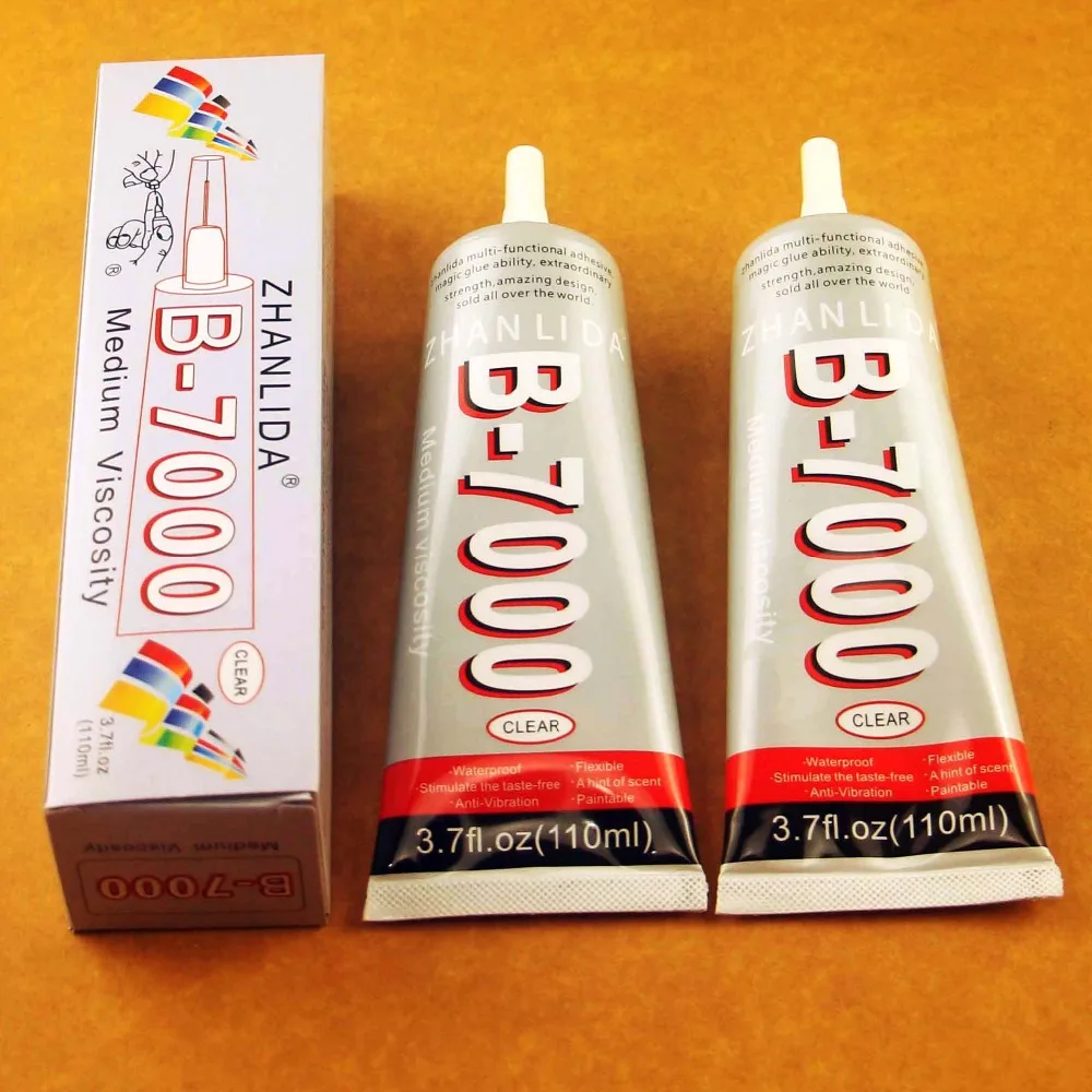 

Wholesaler 5 Pcs B-7000 Glue B7000 110ml Multi Purpose Epoxy Resin Adhesives Crafts Glass Touch Screen Cell Phone Repair
