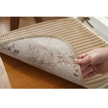 

Summer Two-sided Soft Silicone Chair Cushion Mat Thin Cool Seat Cushions Two Shaped Chair Cushions Pad For Dining Chairs 1pcs