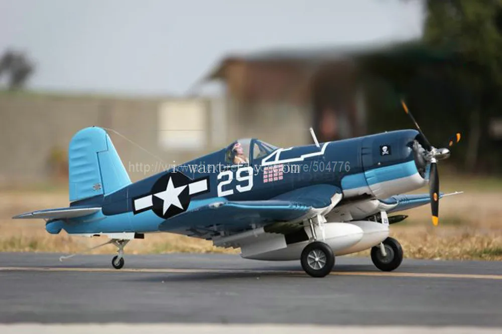 PNP версия F4U Corsair р/у самолет размах крыльев 1200 мм со складным крылом и вытягивающим шасси RC F4U