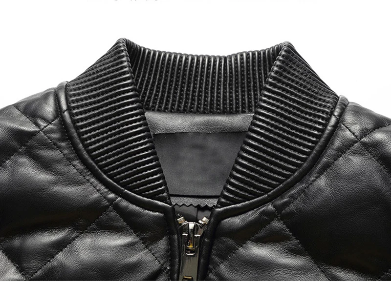 New Women Black Genuine Leather Jackets Korean Slim Natural Sheepskin Jackets Autumn Winter Thick Warm Real Leather Coats Female