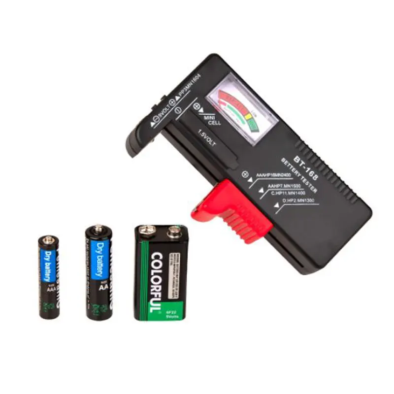 BT-168 AA/AAA/C/D/универсальная Кнопка тестер емкости аккумулятора 1,5 В до 9 в цифровой тестер емкости аккумулятора BT-168 AA/AAA/C/D/универсальная Кнопка тестер емкости аккумулятора 1,5 В до 9 в цифровой тестер емкости аккумулятора