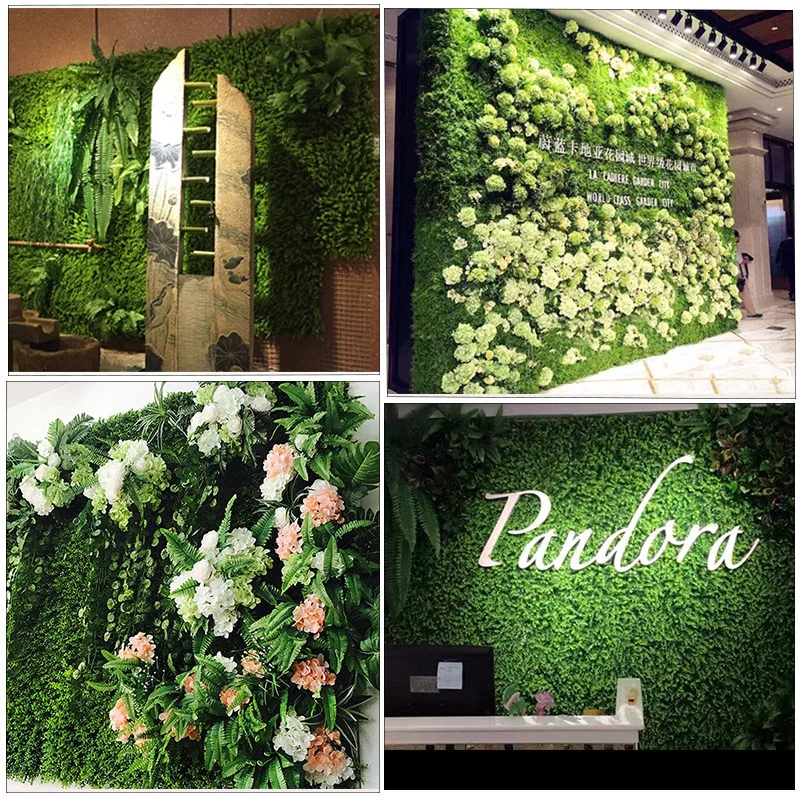 1 unids 40*60 cm césped simulación decoración de la pared casa Oficina