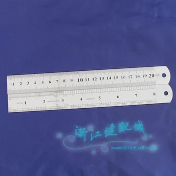 

Prepared and inch Metric Imperial sided common stainless steel ruler , ruler 8-inch / 20cm