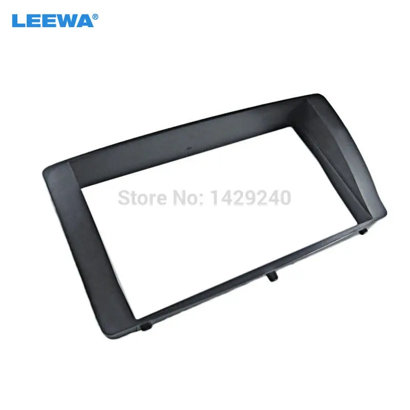 

LEEWA Black Car refitting DVD frame DVD panel Dash Kit Fascia Radio Frame Audio frame for 05-2013 BYD F3 2DIN #CA1773