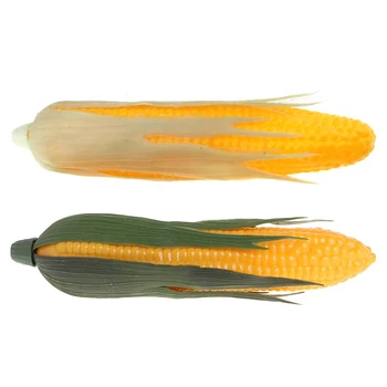 

High Quality New Artificial Lifelike Corn Fake Vegetable Home House Kitchen Food Decoration Photography Props