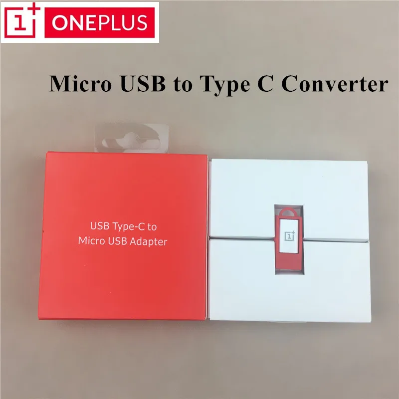 Оригинальный переходник Oneplus 5t TYPE C с гнездом Micro USB на typc c зарядный кабель для one plus