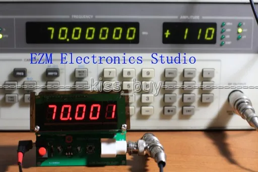 Высокая точность 1 МГц до 50 МГц Frequncy счетчик индикатор частотомер BNC интерфейс