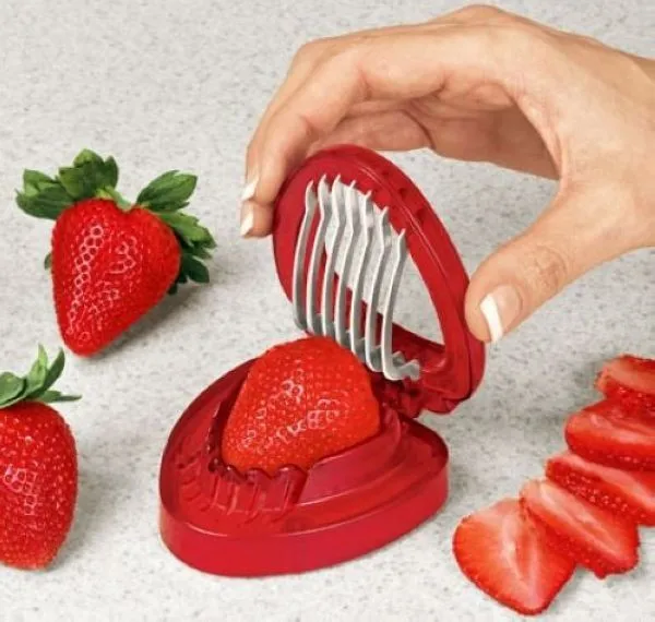 Hot Sale New Kitchen Gadgets Strawberry Slicer Fruit Cutter