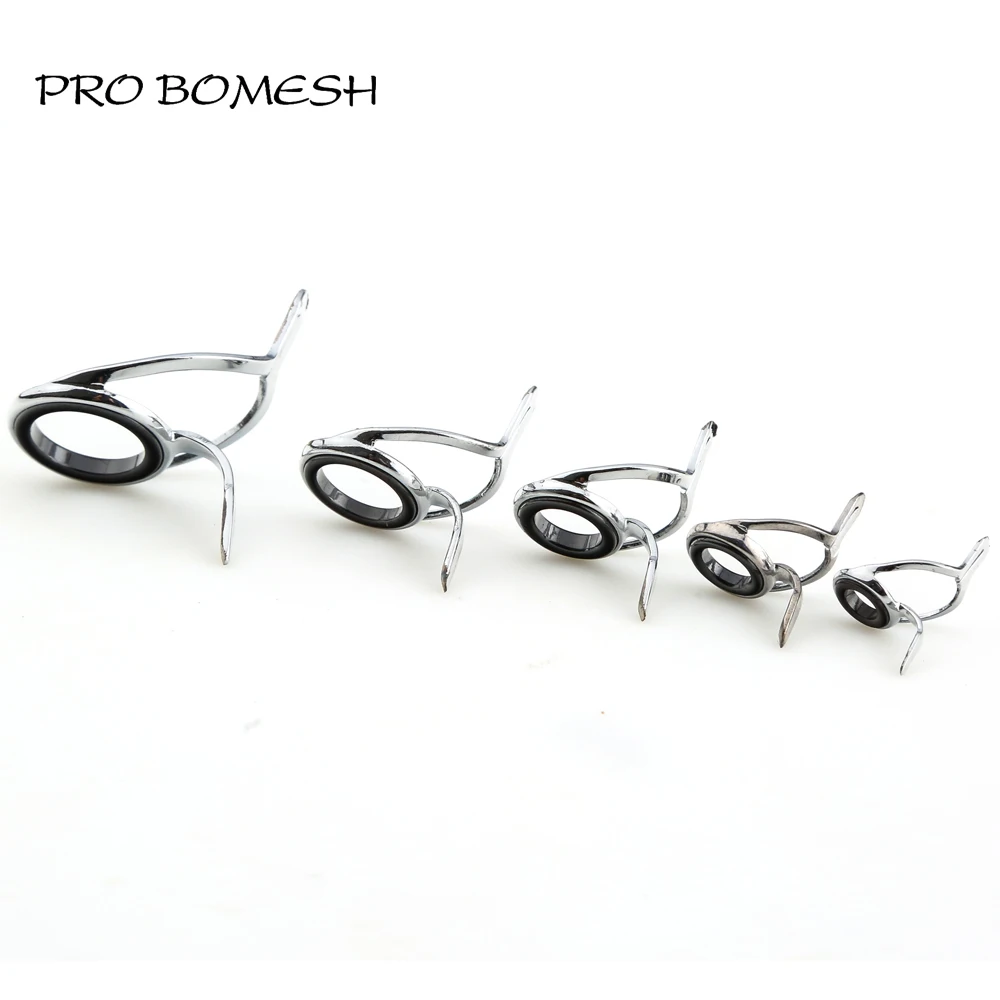 Pro Bomesh 7,9 г, 9 шт./комплект, набор направляющих для литья удочки, набор, SIC кольцо, направляющая из нержавеющей стали, сделай сам, направляющая удочка, аксессуар