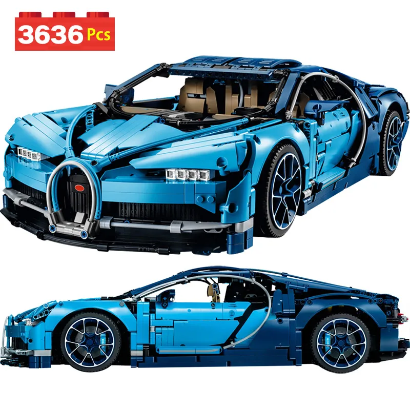 

Safe shipping LegoINGLYS Technic The Bugatti Chiron Racing Car Sets Model Building Blocks Brick Toys For Children Birthday Gift