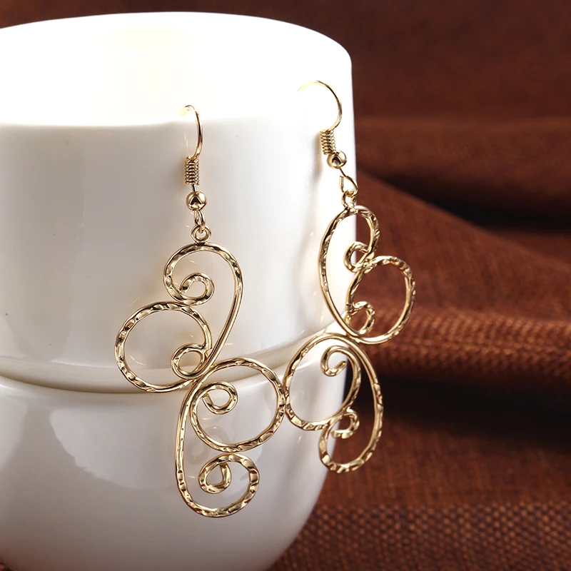 

Bohemia Brand Design Dangle Drop Earrings for women Long Earrings Handmade Statement Flower Ethnic Earring Jewelry Christmas
