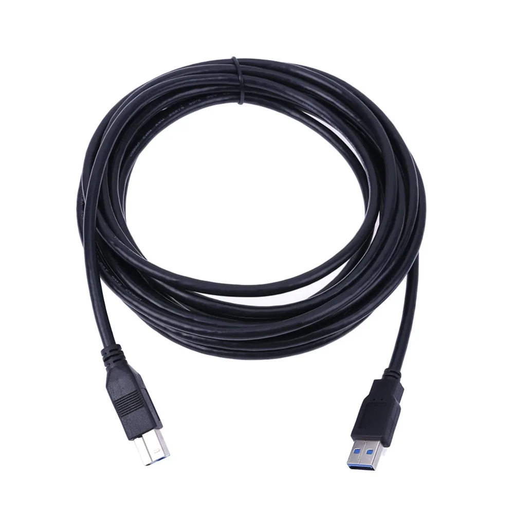 5m USB 3.0 Type A Male to Type B Male Extension Cable Printer Cord Data Sync Fast Speed Cord for