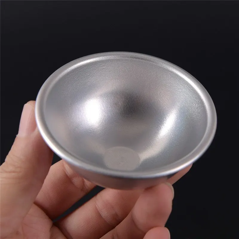 Высокое качество 6 шт/3 комплекта форма для бомбочек для ванн s Алюминий сплав мяч форма для бомбочек для ванн пирог форма для теста