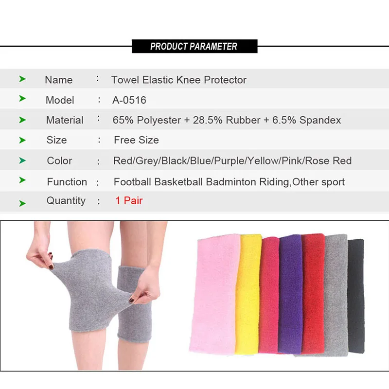 

2pcs kneeling volleyball Outdoor arthritis Knee Pads Sleeve Double Layer Thickened Breathable Warmer Elastic Breathability